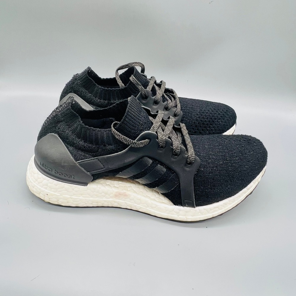 Adidas Shoes Women 8 Black Primeknit UltraBoost Uncaged Running Athletic Sneaker